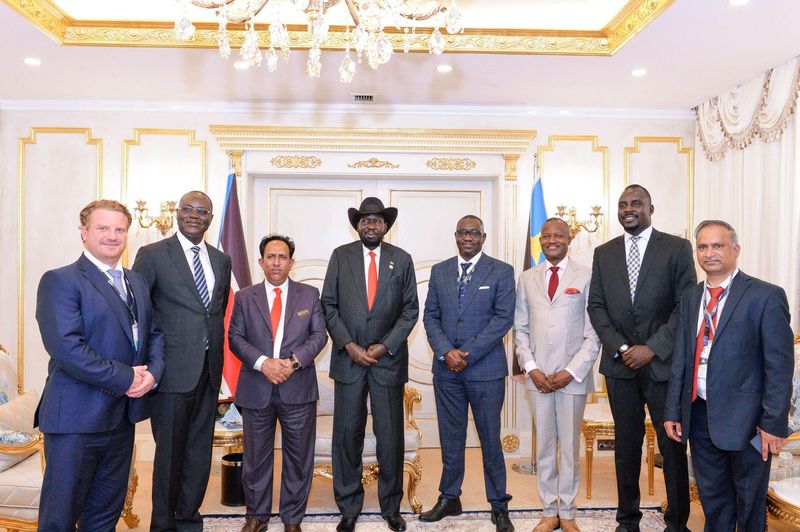 IIC delegation with HE Salva Kiir Mayardit and South Sudanese officials